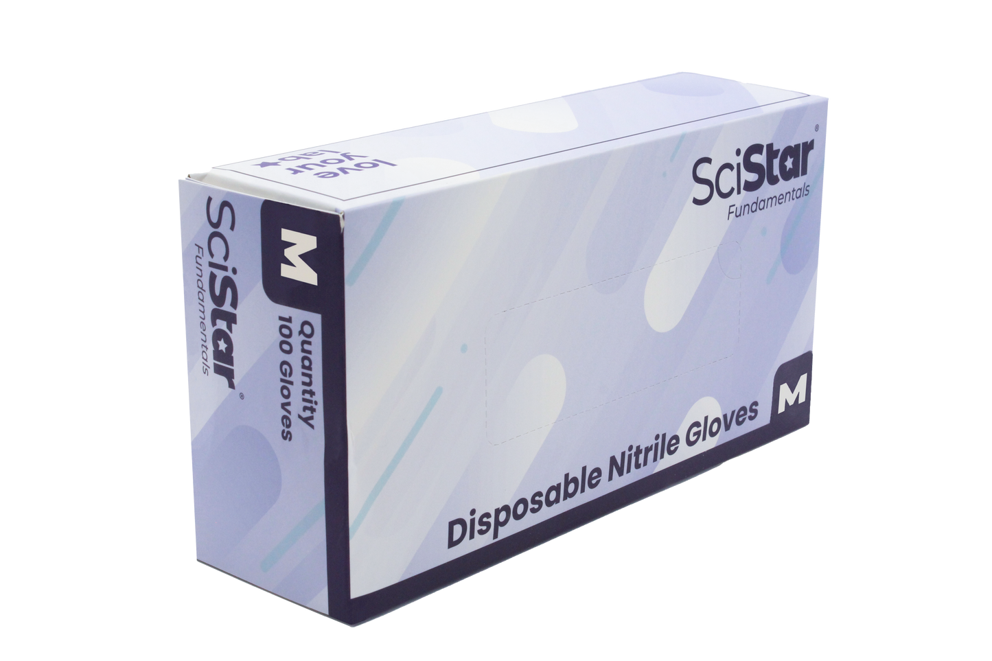 SciStar Fundamentals Black Nitrile Gloves